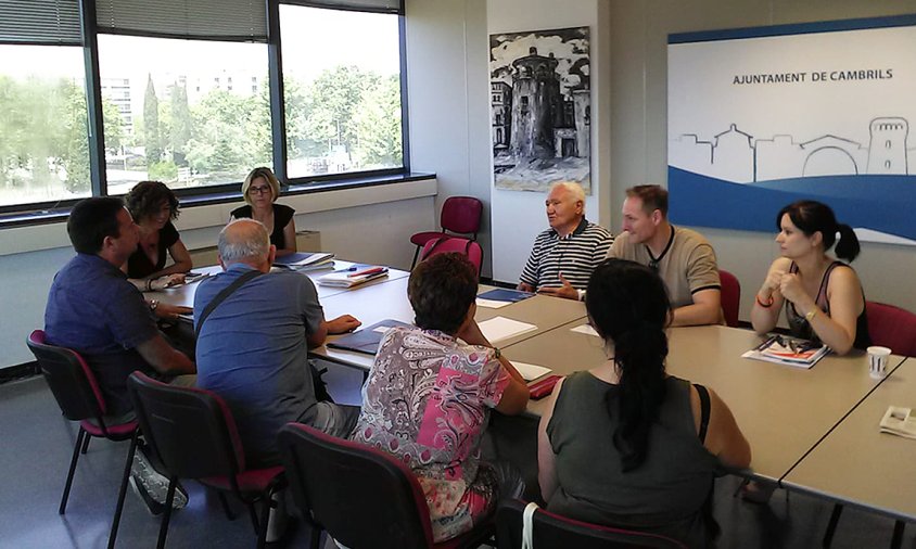 Imatge de la reunió del Consell del Barri del Regueral