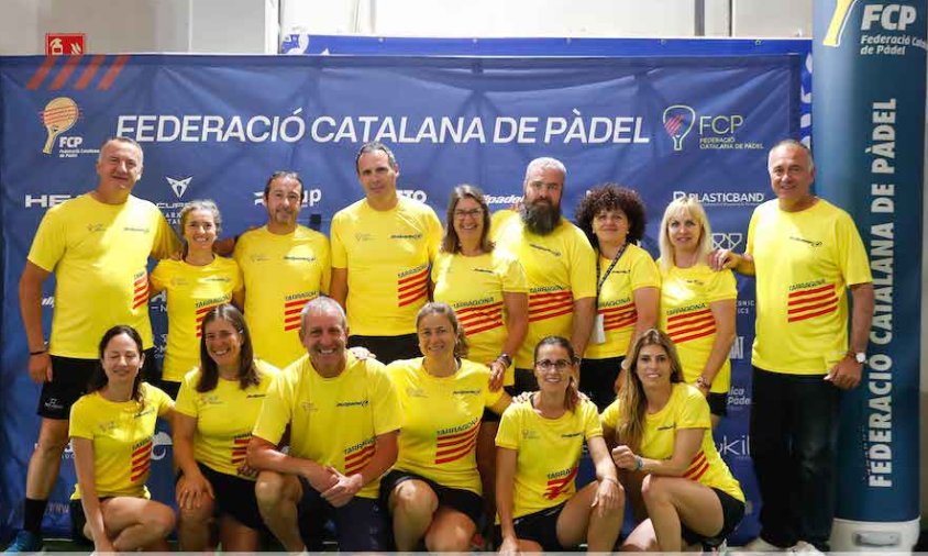 Alguns dels integrants de la selecció tarragonina que va competir a Torredembarra