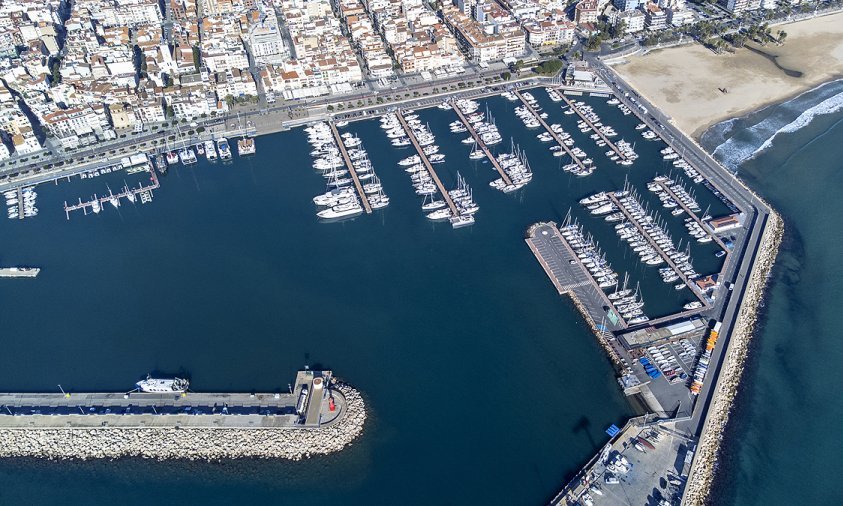 Vista aèria del Club Nàutic Cambrils