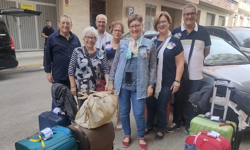 Els set cambrilencs que van participar al "Quilt-Crucero"