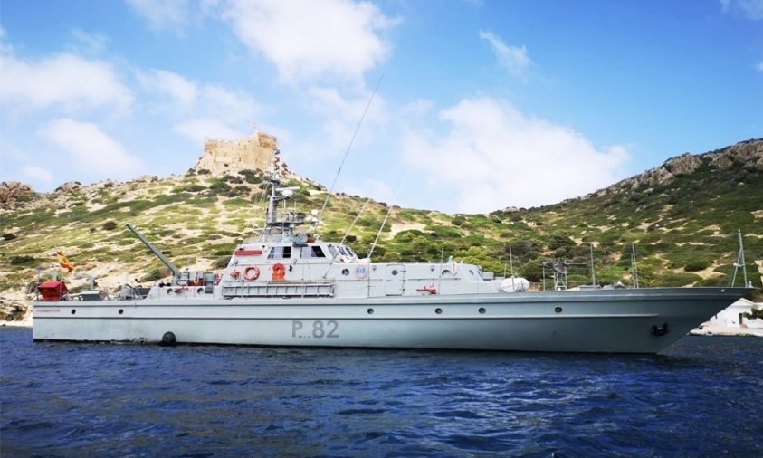 Patrullera de l'Armada que l'Ateneu Cambrilenc proposava portar al port de Cambrils