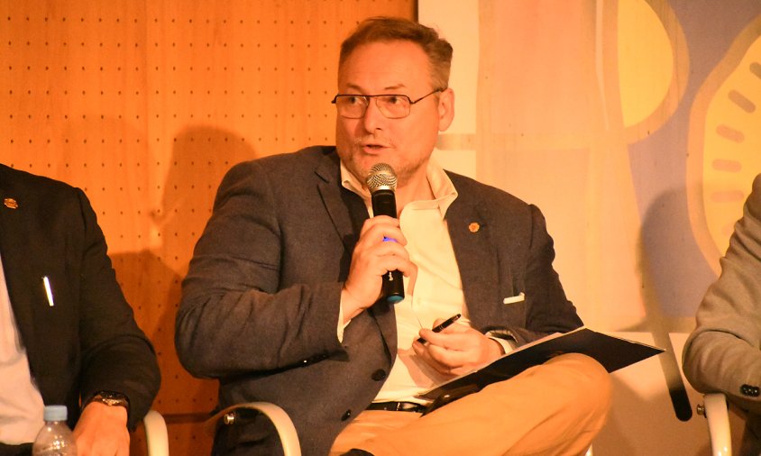 David Chatelain (PP) en un moment del debat electoral del passat 25 de maig