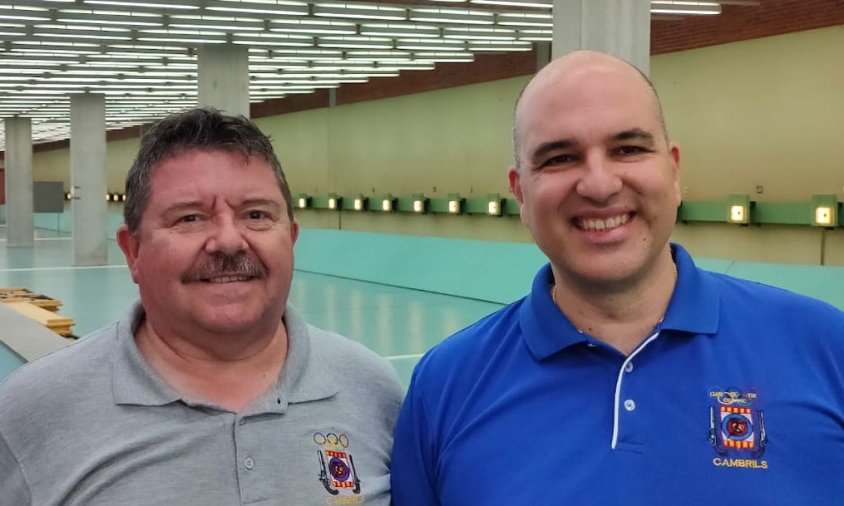 Joan Pallarés i Jordi Francesc Balañá al Trofeu Generalitat de Pistola d'Aire