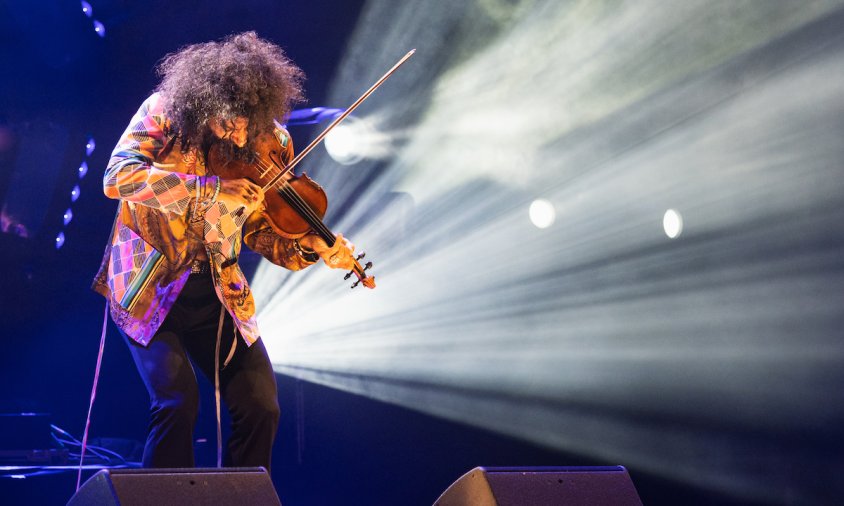 Ara Malikian, durant el seu concert al Festival Internacional de Música de Cambrils