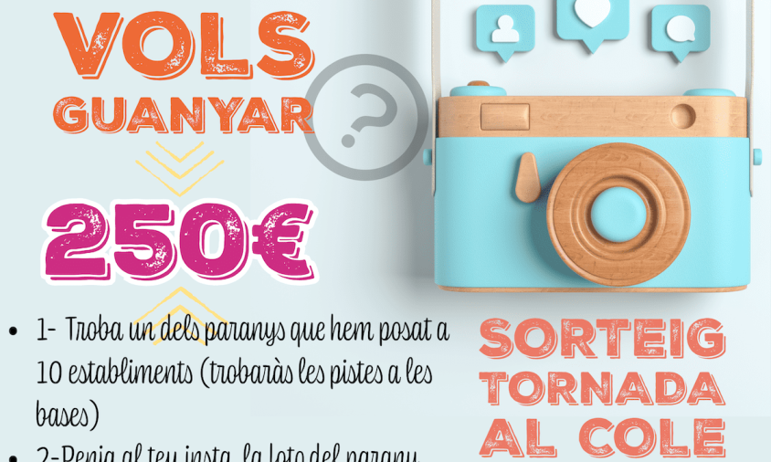 Cartell de la nova campanya de "tornada al cole"