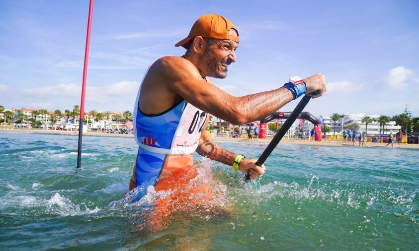 Celebració de la Copa Catalana de marxa aquàtica, l'any passat a Cambrils