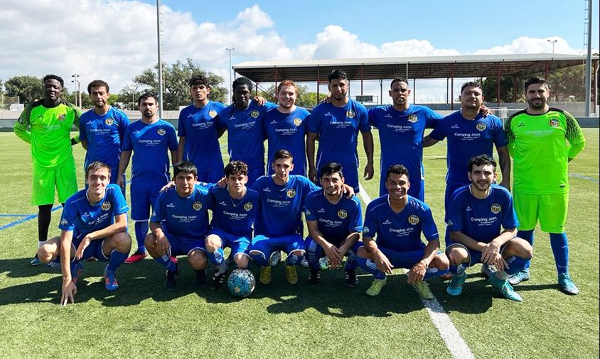 Equip titular del FC Cambrils en l'enfrontament d'aquest darrer cap de setmana