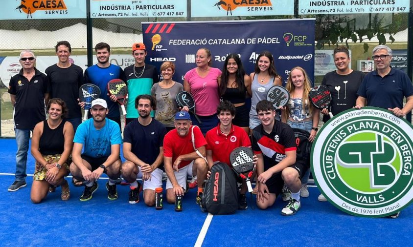 La competició es va disputar al club Tenis Plana d'En Berga de Valls.