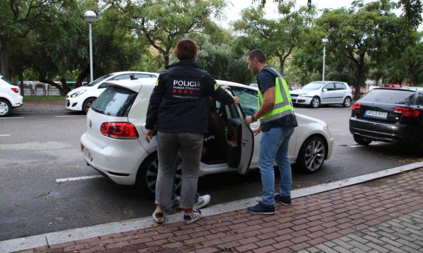 Imatge d'una de les detencions a Salou