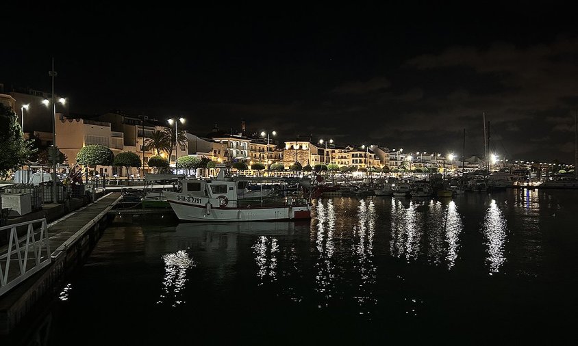 Imatge nocturna del barri del Port de Cambrils