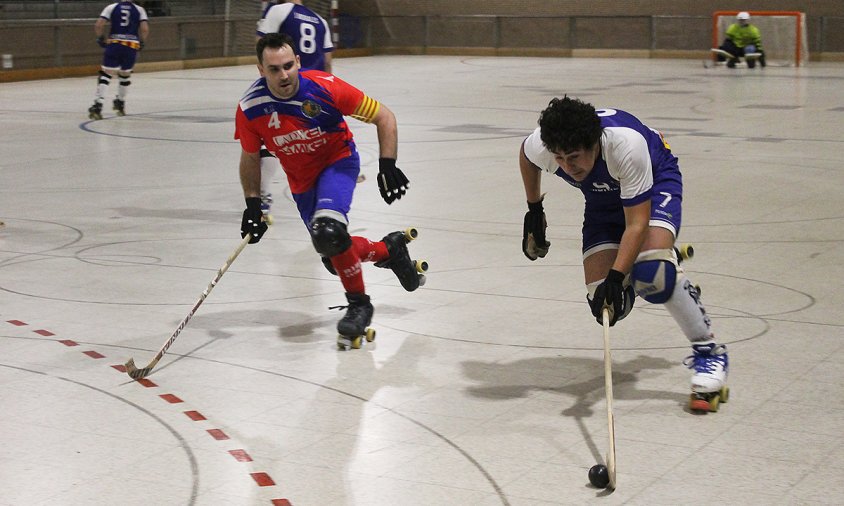 Imatge del primer partit de la temporada del Cambrils CH