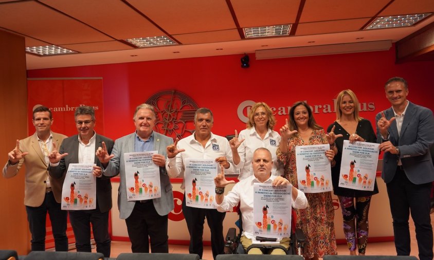 La presentació del Concert Solidari es va fer a la sala d'actes de la Cambra de Comerç de Reus