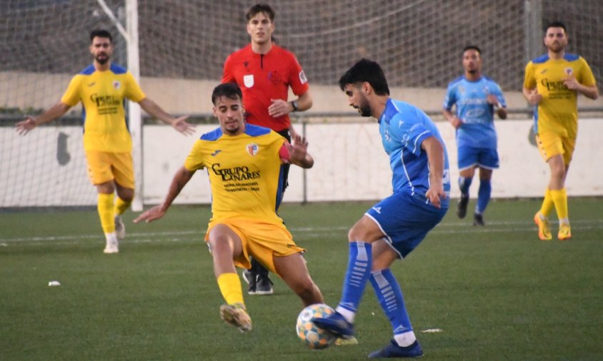 Imatge d'arxiu del partit del Cambrils Unió davant el Vila-seca aquesta temporada