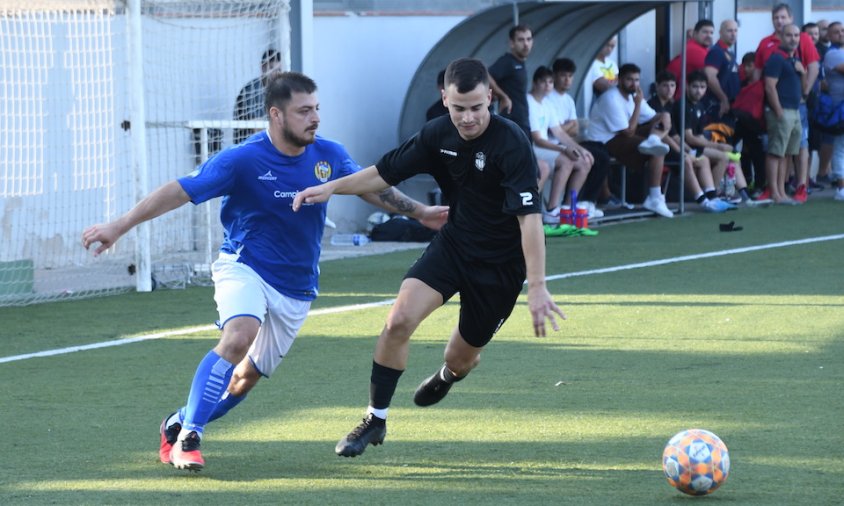 Imatge del partit del Cambrils CF de la setmana passada davant la Selva del Camp