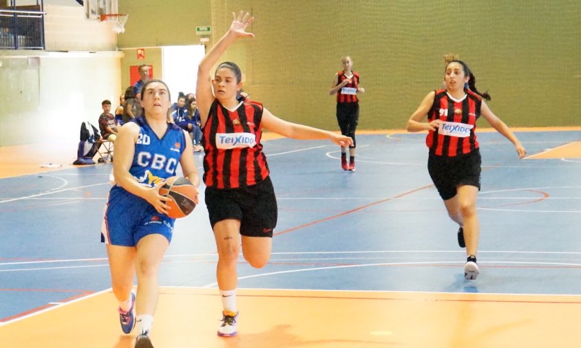 Imatge d'un partit de la passada temporada del CB Cambrils femení