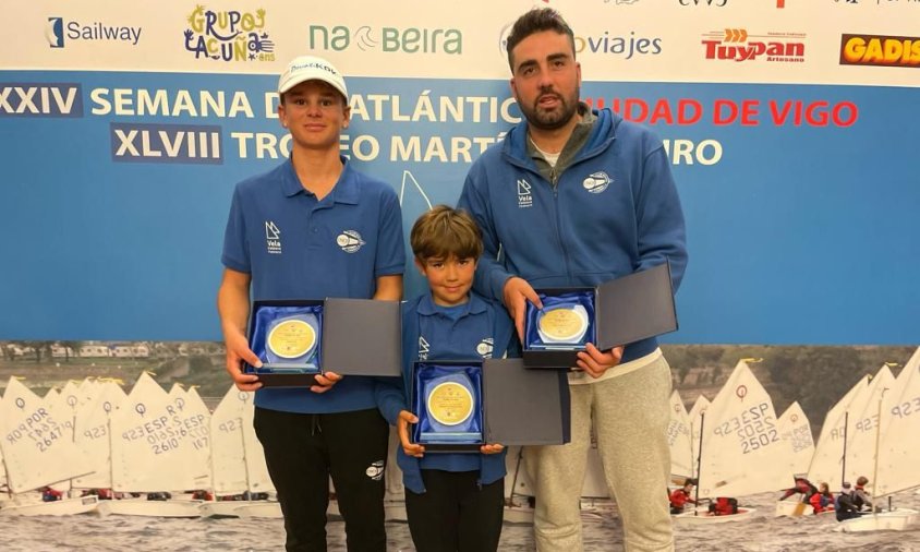 Iker Múgica i Damià Galcerà amb els seus trofeus