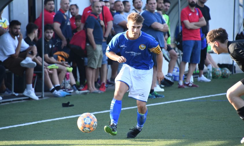 Imatge d'un partit del FC Cambrils aquesta temporada