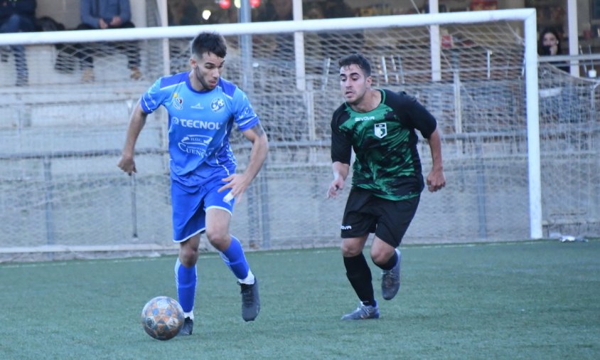 Imatge del partit entre el Cambrils Unió B i el Camp Clar aquesta temporada