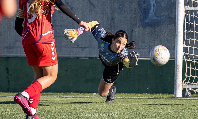 L'infantil A femení va jugar contra el Llevant Les Planes