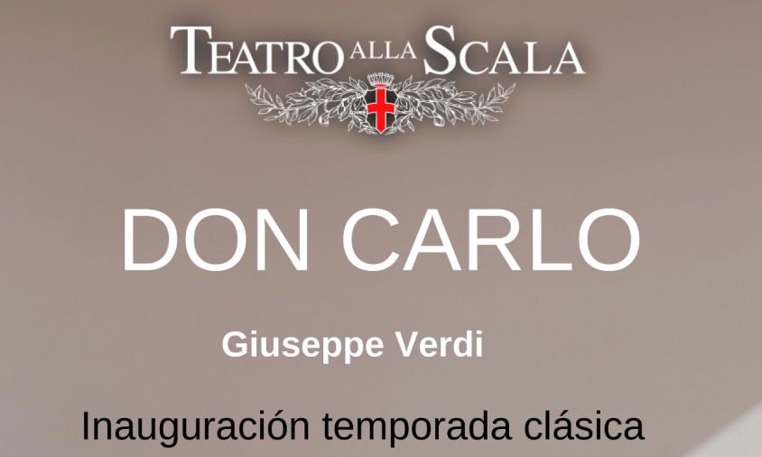 Cartell de la projecció de 'Don Carlo'