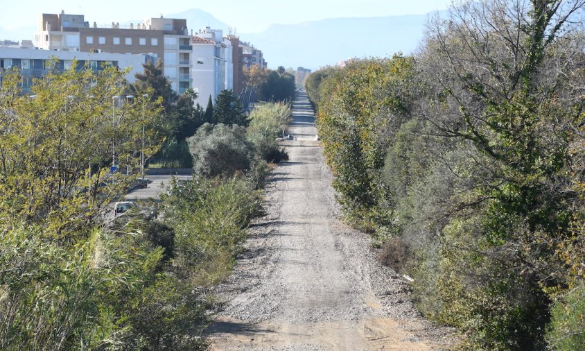 L'antic traçat viari ha quedat completament net de vies