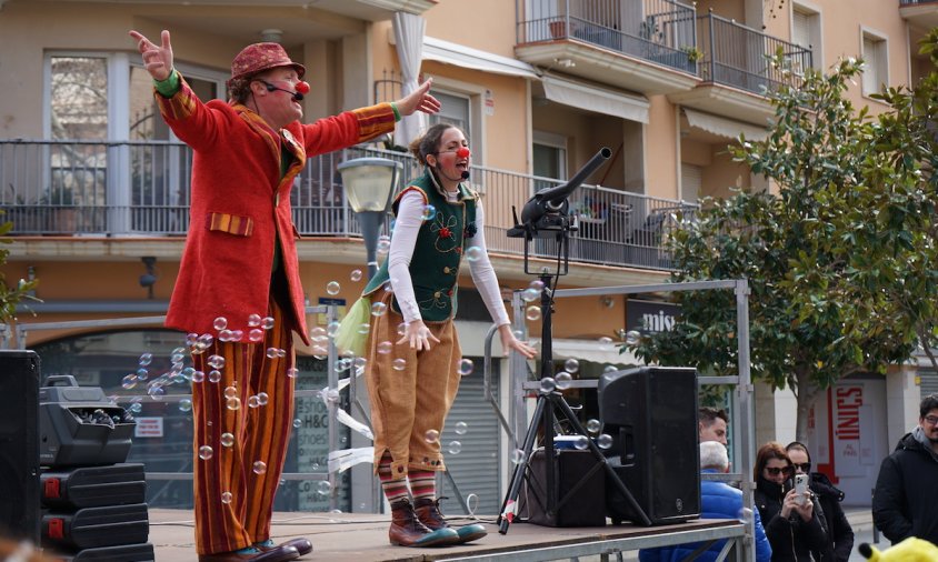 L'espectacle infantil va anar a càrrec de la companyia Bitxicleta