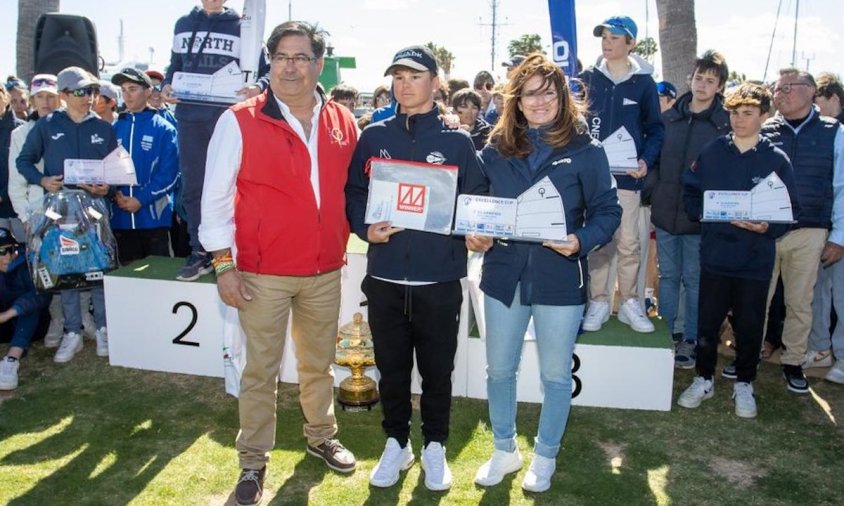 Iker Múgica, regatista del Club Nàutic Cambrils, va quedar campió de l'Optimist Excellence Cup 202