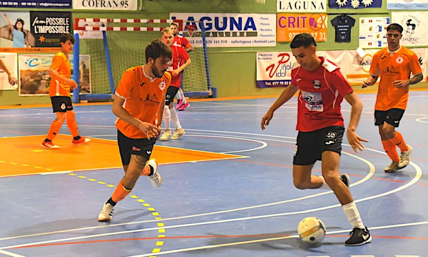 Imatge del partit del la primera volta entre el CFS Laguna i l'Inter La Selva