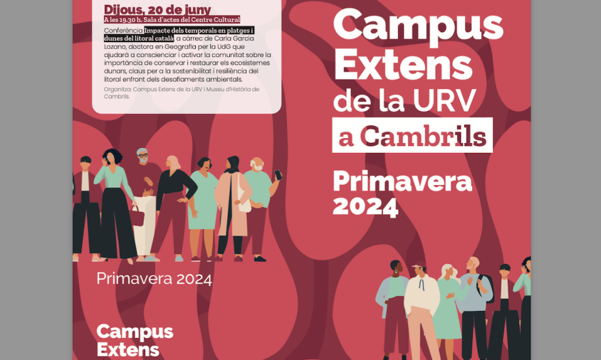 Cartell del programa d'activitats del Campus de la URV