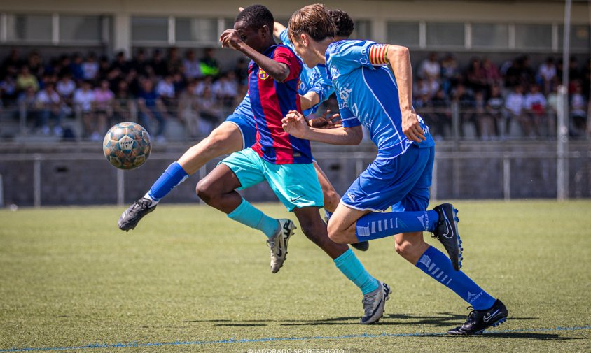 Partit de l'infantil A contra el FC Barcelona B