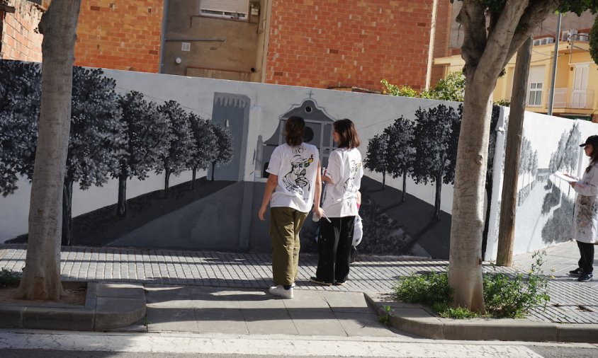 Una de les parts de l'obra està pràcticament enllestida