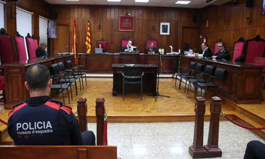 Imatge del judici a l'Audiència de Tarragona