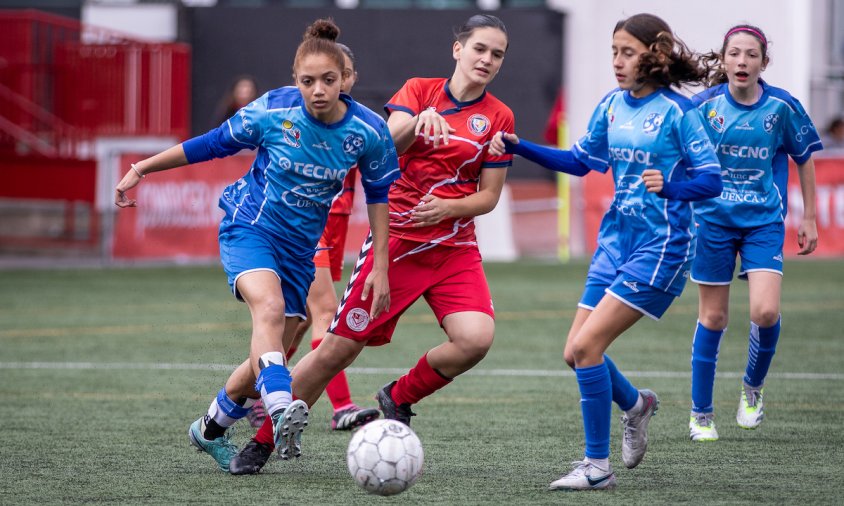 Partit de l'infantil A contra el Levante Las Planas