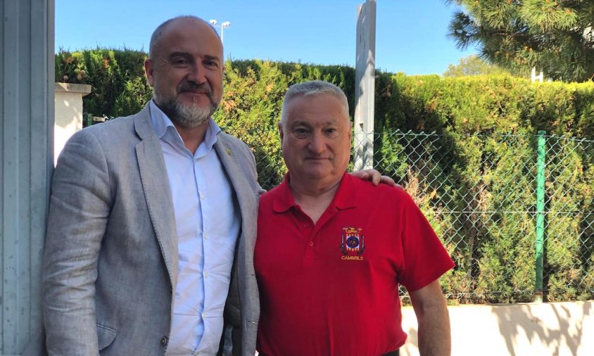 L'alcalde Alfredo Clúa va visitar les instal·lacions del club durant el campionat