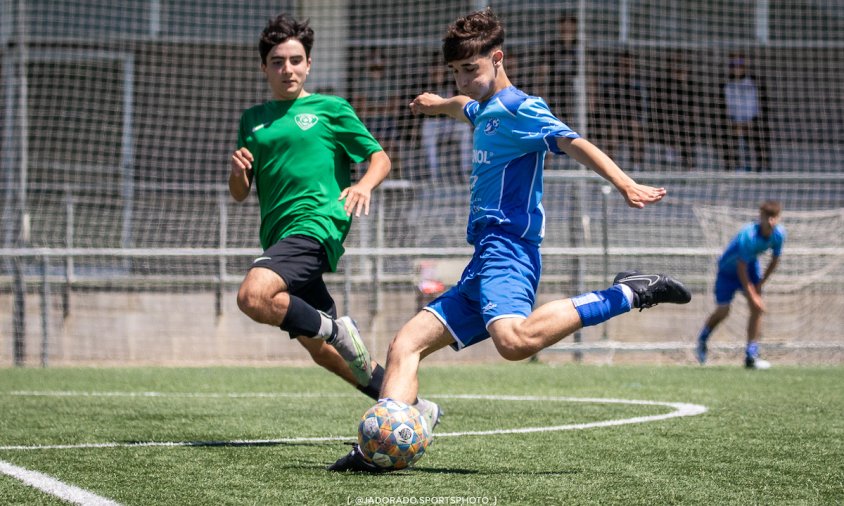 Partit del cadet B contra l'EFB Calafell