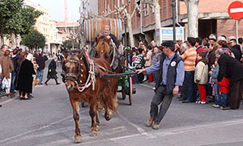 Imatge dels Tres Tombs de les festes de Sant Antoni de l\'any passat