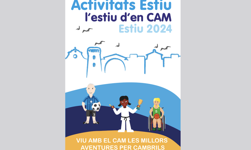 Cartell de les activitats d'estiu 2024