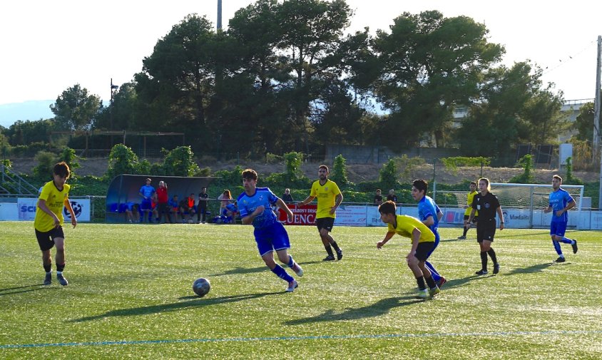 Un moment del partit disputat el passat dissabte a la tarda