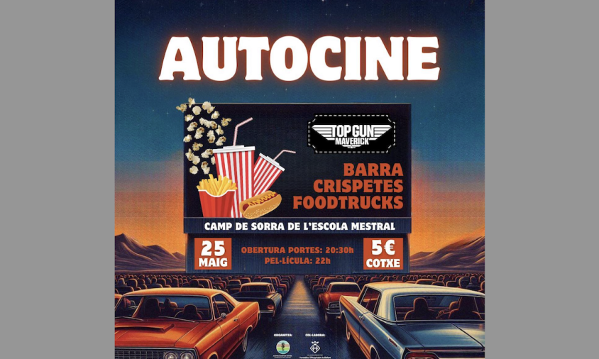 Cartell de la sessió d'autocine