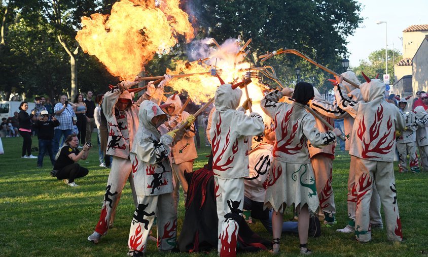 Encessa dels Cagarrieres al correfoc infantil