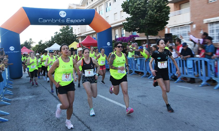 Sortida de la prova femenina de la Milla Urbana del Molí de la Torre