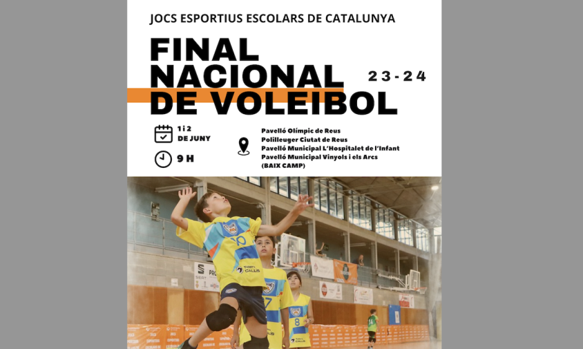 Cartell de les finals del campionat