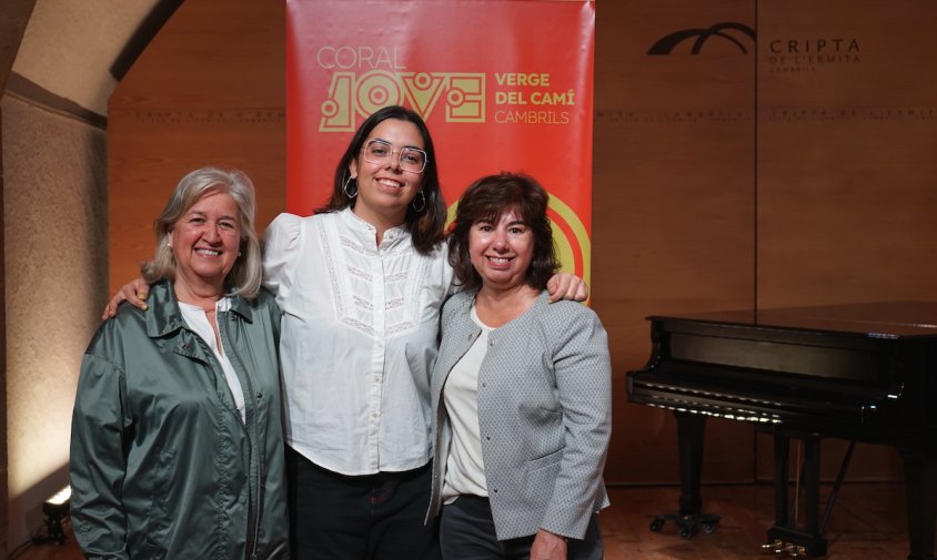 Montserrat Rios, Lídia Utset i Maria Borràs, després de la presentació