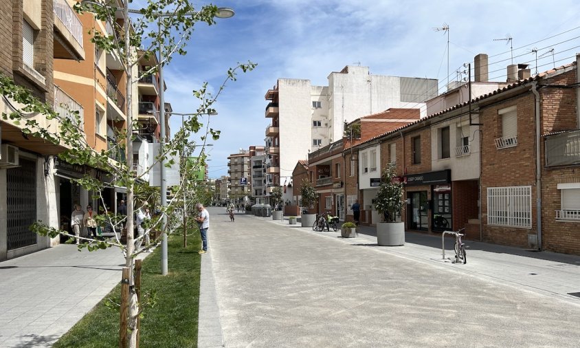 La remodelada Rambla de Jaume I aquest passat mes de maig