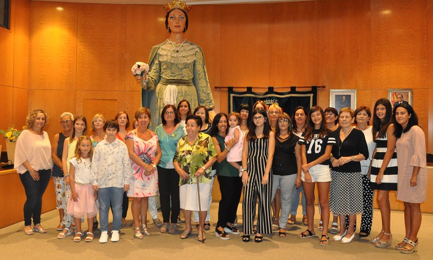 Foto de grup de totes les Camís homenatjades