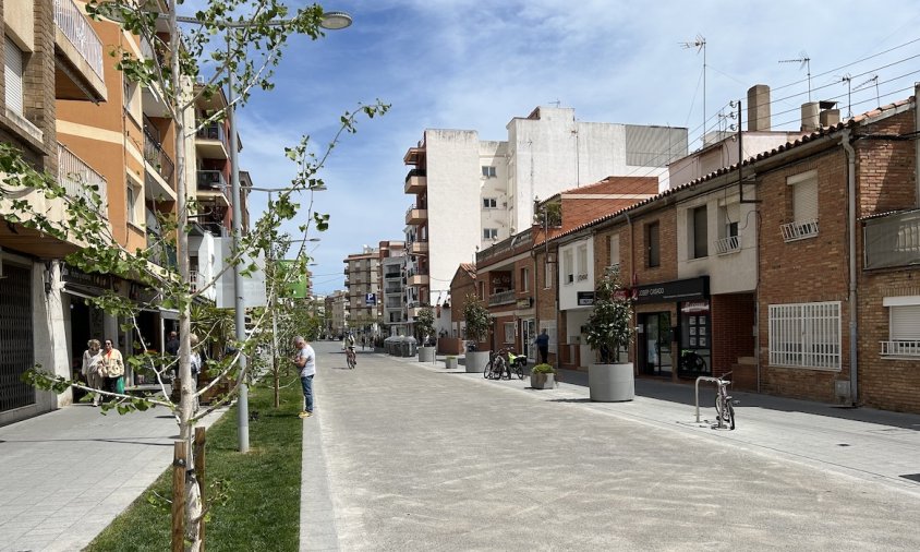 La remodelada Rambla de Jaume I aquest passat mes de maig