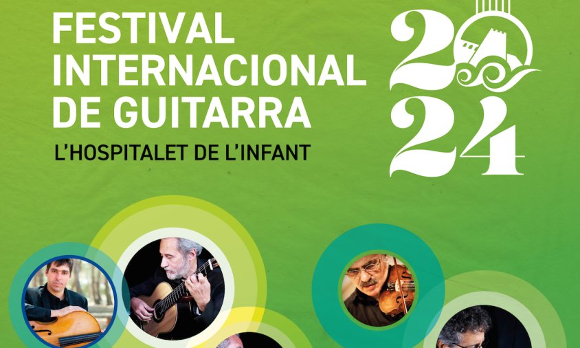 Cartell de la setena edició del Festival de Guitarra de l'Hospitalet de l'Infant