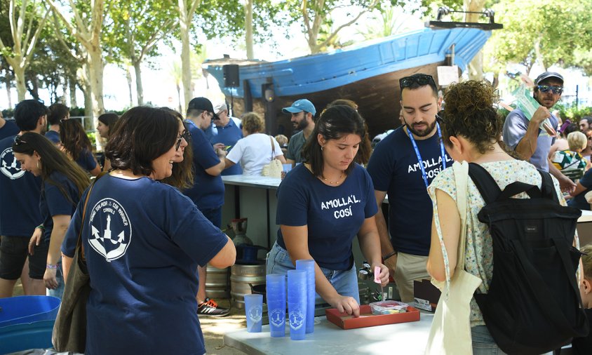 El vermut de Festa Major es va fer al racó del Parc del Pescador proper a la barca Marinera