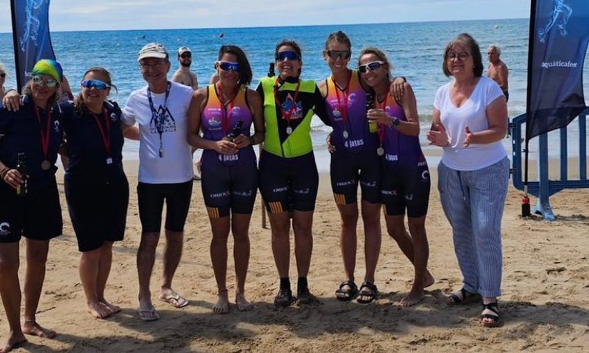 Aquesta 3a Copa Catalana de Marxa Aquàtica va reunir uns 25 participants a Cambrils