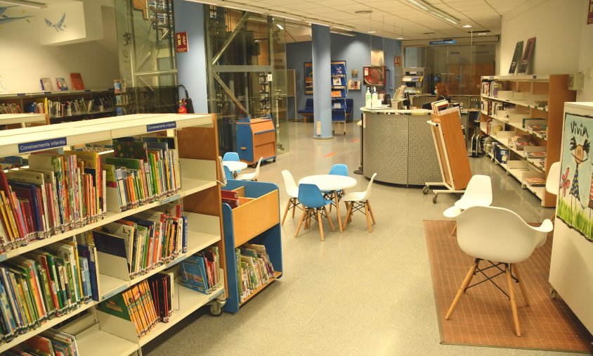 La Biblioteca Josep Salceda i Castells és un dels refugis climàtics